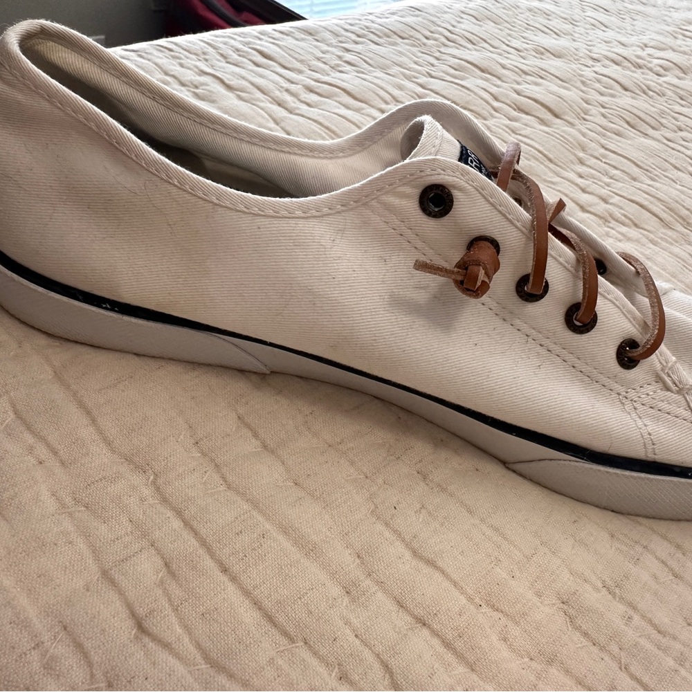 Sperry Off-White Canvas Shoes